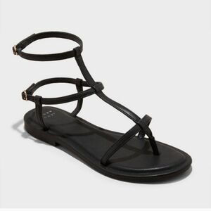 New A New Day Black Strappy Gillian Gladiator Sandals Size Woman's  11